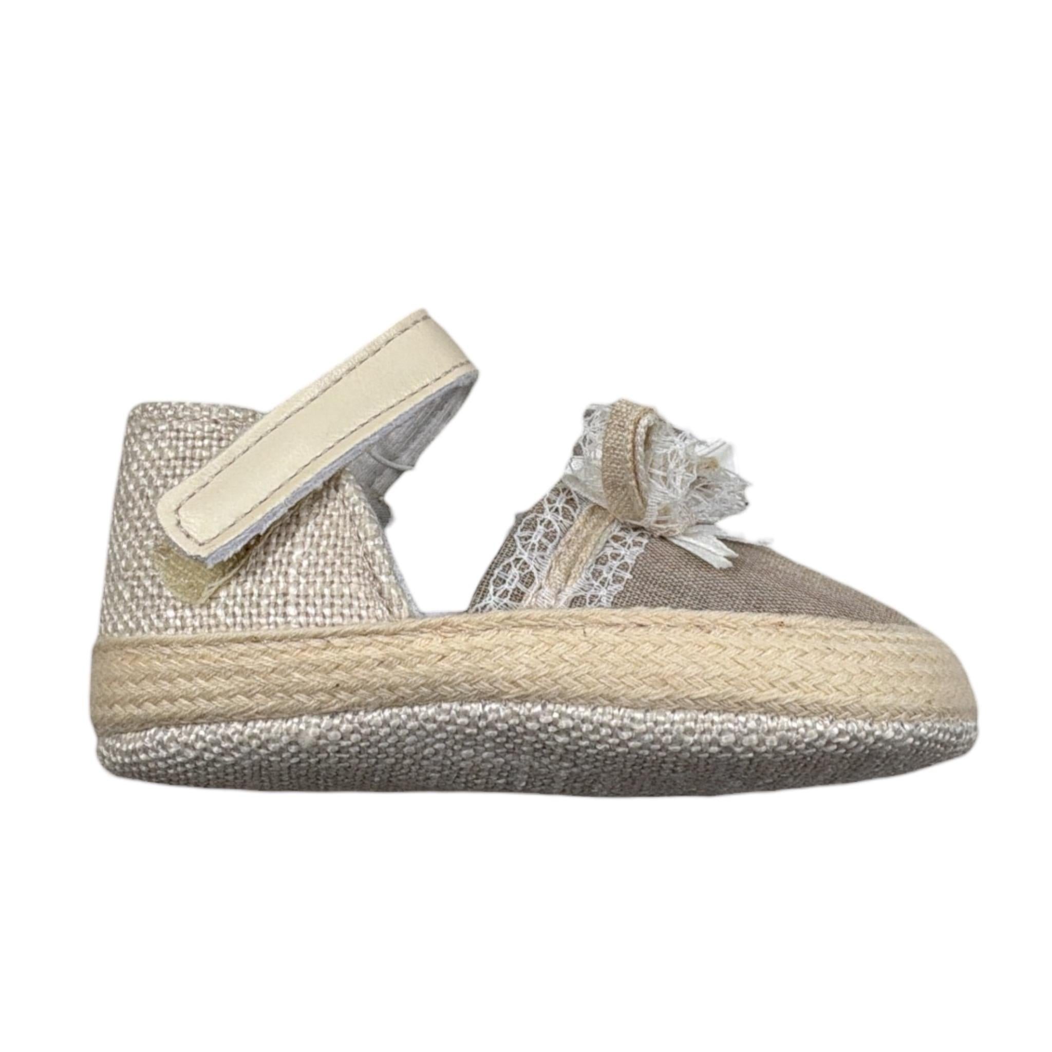 Mayoral Sandali tinta unita con Strappo Beige per Neonata 990170 BEIGE MAYORAL 