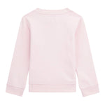 GUESS felpa chiusa girocollo tinta unita con logo Rosa per Neonata K4YQ10KA6R3 ROSA GUESS 