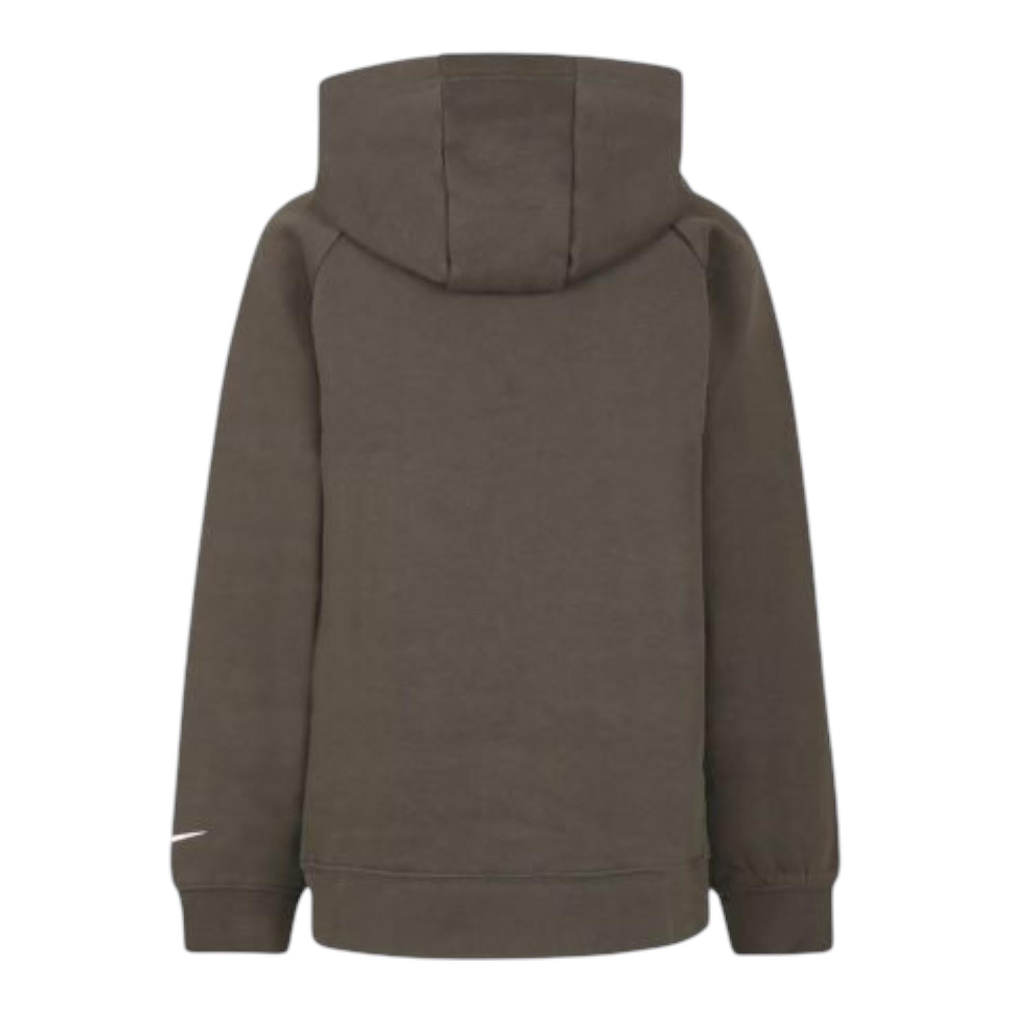 NIKE felpa tinta unita con cappuccio e stampa Verde per Bambino 9Q0868X VERDE NIKE 