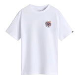 Vans T-Shirt Girocollo Tinta Unita con Stampa per Bambino VN000MKHWHT BIANCO VANS 