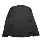 Madd Camicia Manica Lunga tinta unita Collo Coreano Nero per Bambino MAJ2011 NERO MADD 