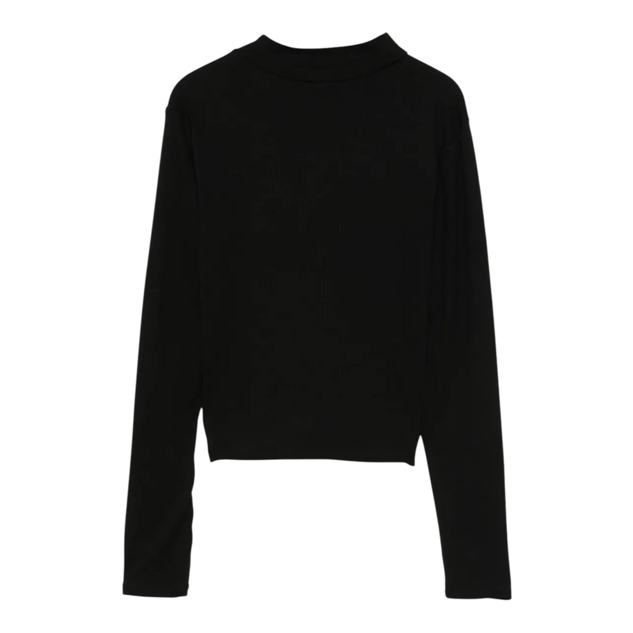 TWINSET maglia tinta unita mezzo collo Nero per Bambina 242GJ2434 NERO TWINSET 