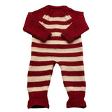 WEDOBLE tutina manica lunga fantasia a righe Rosso per Neonato I2410346 ROSSO WEDOBLE 