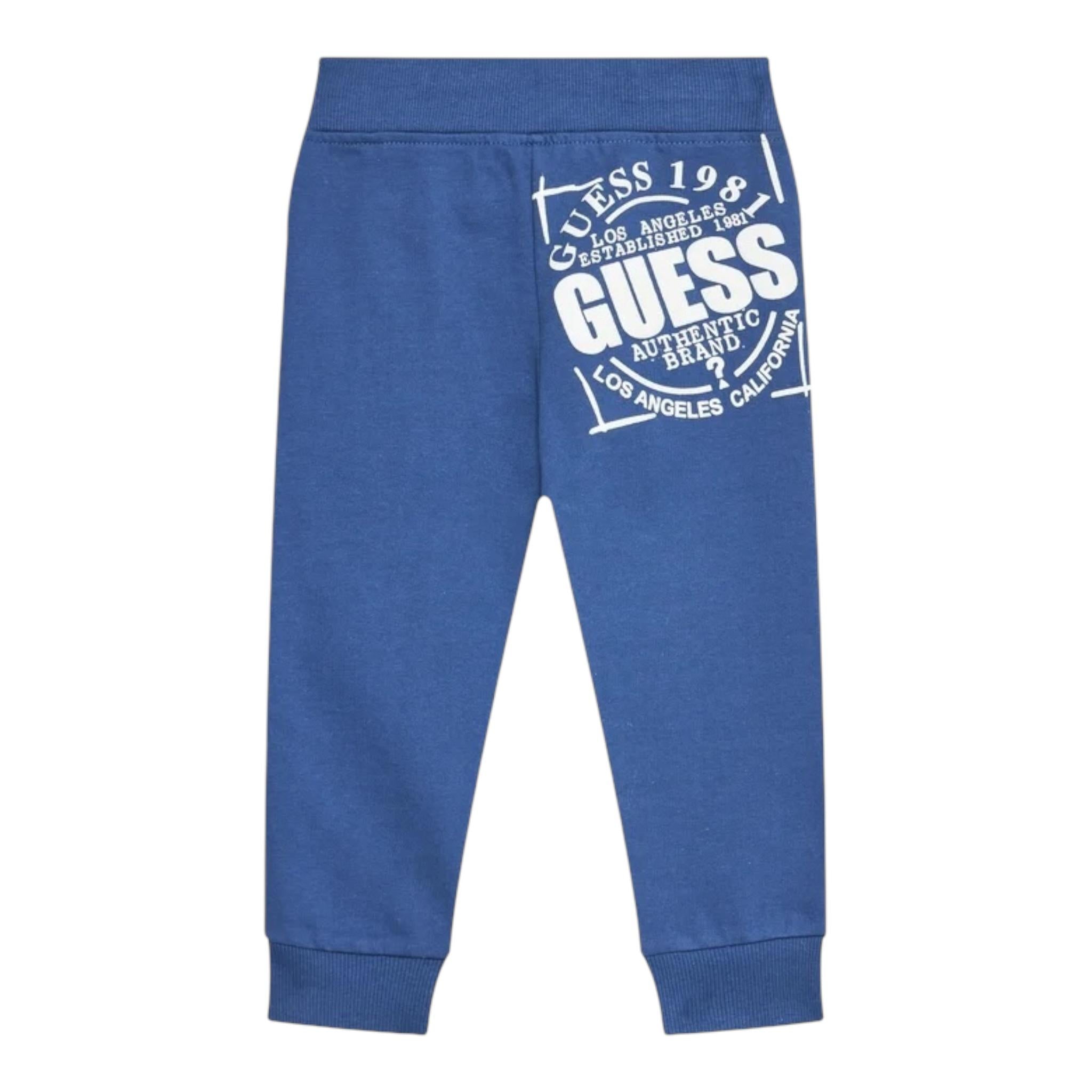 GUESS completo 2pz felpa-pantalone Blu per Neonato I4YG14KA6R0 BLU GUESS 