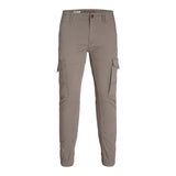 Jack&Jones Pantalone Tinta Unita Con Girovita Regolabile Marrone Per Bambino