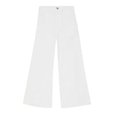 Liu Jo Jeans Tinta Unita Modello Palazzo per Bambina GA5091 BIANCO LIU JO 