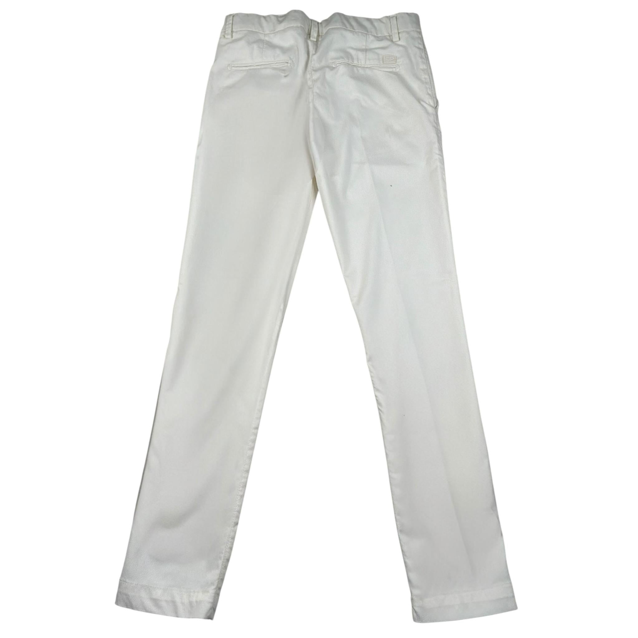 Emanuel Pris Pantalone Tinta Unita con Girovita Regolabile per Bambino EPT6180R PANNA EMANUEL PRIS 