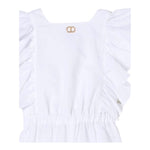 Twinset Tuta Tinta Giromanica Tinta Unita per Bambina 251GJ2405 BIANCO TWINSET 