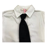 VICOLO camicia manica lunga tinta unita con cravatta Panna per Neonata 3141C00098NX PANNA VICOLO 