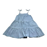 Dixie Abito Tinta Unita con Bretelle per Bambina AB99F50G39 AZZURRO DIXIE 