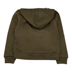 DSQUARED2 felpa tinta unita con cappuccio e stampa Verde per Bambino DQ2465 VERDE DSQUARED2 