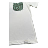 Paolo Pecora T-Shirt Girocollo Tinta Unita con Taschino per Bambino PP4055X BIANCO PAOLO PECORA 