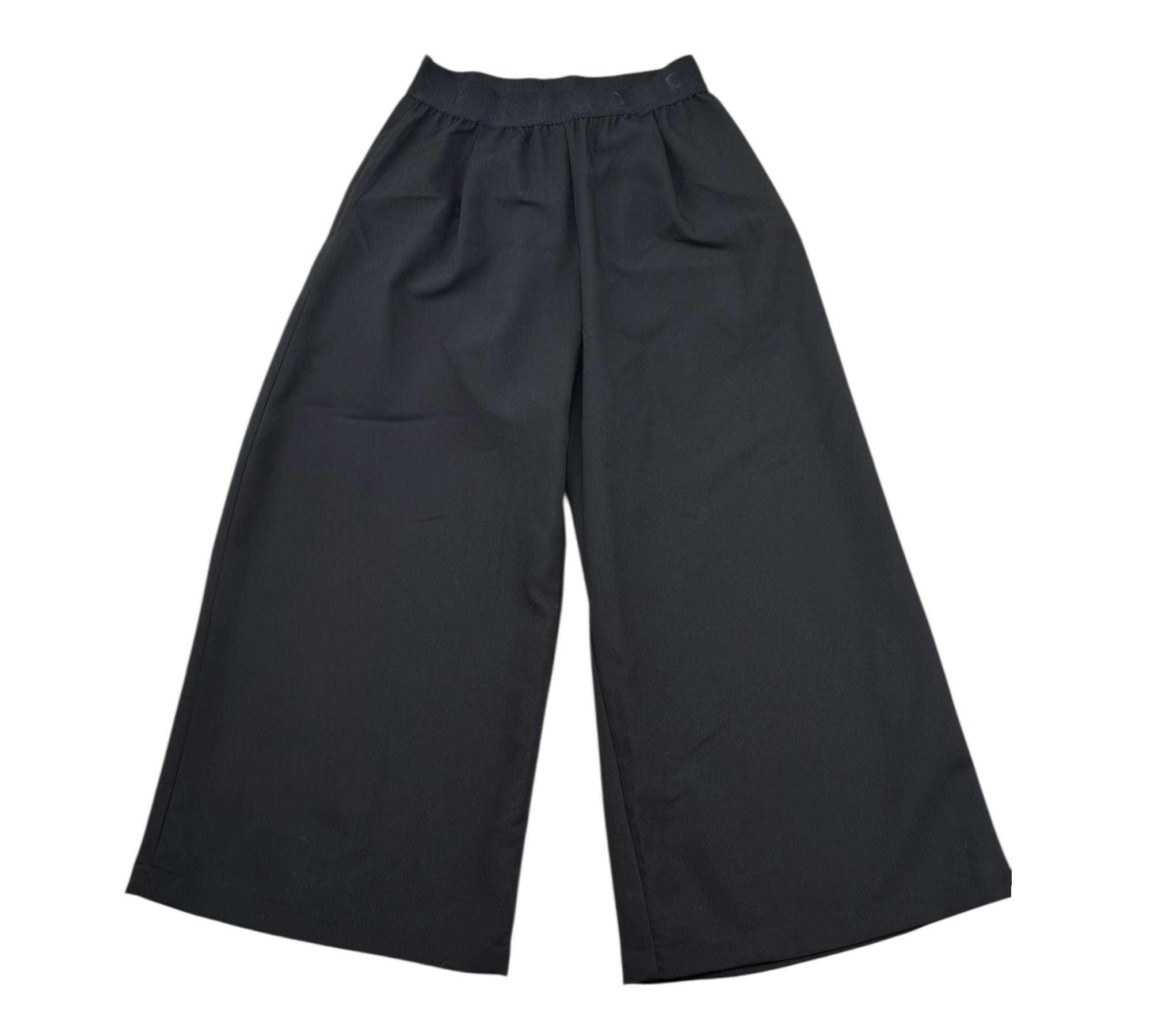 John Richmond Pantalone Tinta Unita Modello Palazzo per Bambina RGP26066PA NERO JOHN RICHMOND 