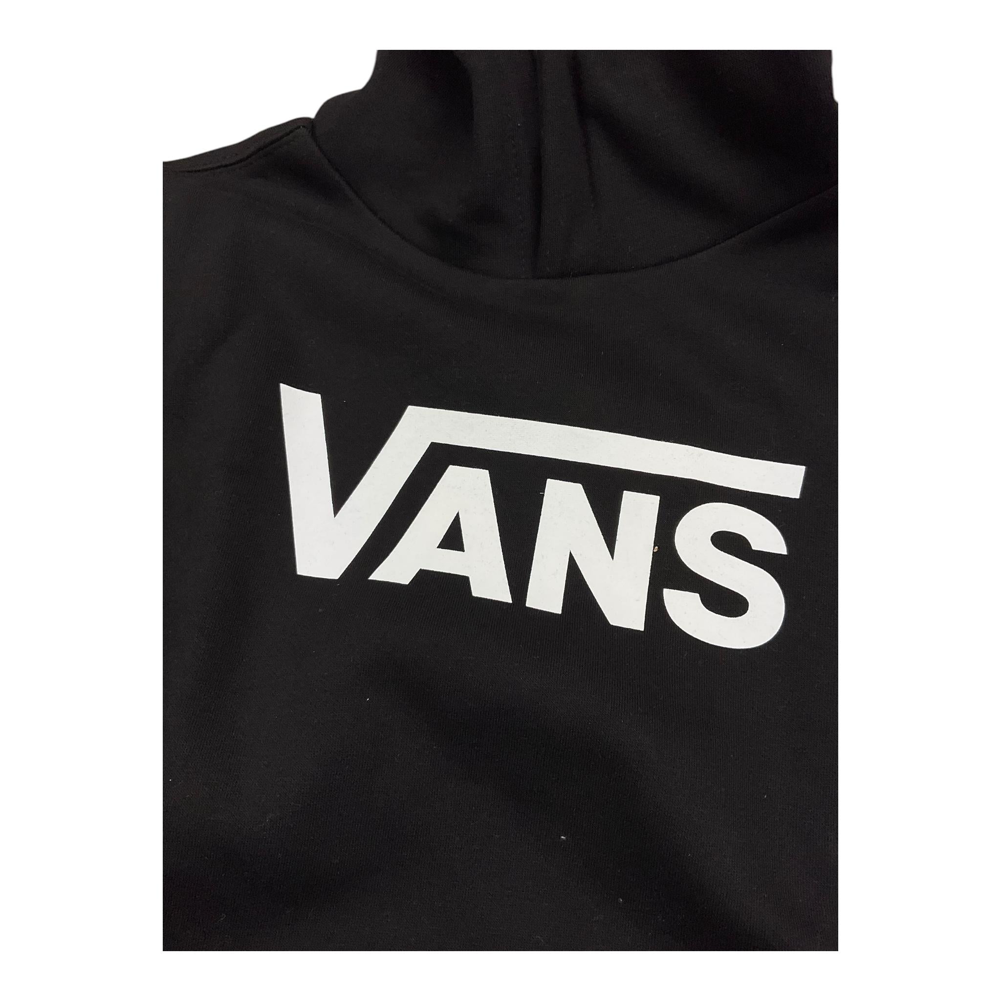VANS felpa chiusa con cappuccio e stampa logo Nero per Neonato VN000JYEBLKN NERO VANS 