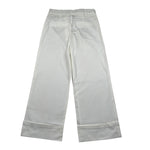 Dixie Pantalone tinta unita Modello Palazzo Bianco per Bambina PHM3132G50 BIANCO DIXIE 