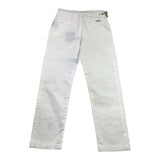 John Richmond Pantalone Tinta Unita Con Girovita Regolabile Bianco Per Bambino