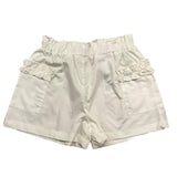 Liu Jo Short Tinta Unita Con Elastico In Vita Bianco Per Neonata