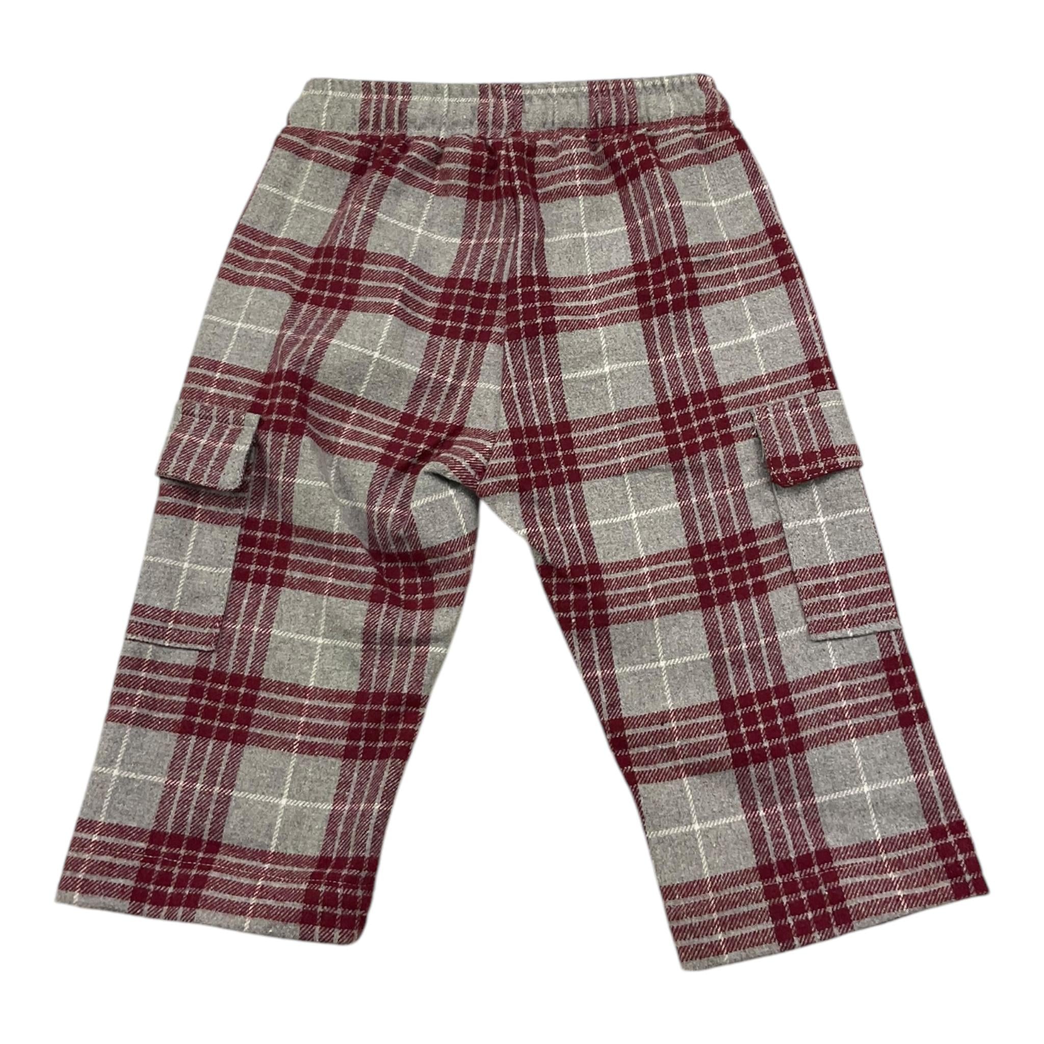 LE BEBE' pantalone tinta unita con fantasia a righe Grigio per Neonata LBB5163 GRIGIO LE BEBE' 