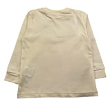 CESARE PACIOTTI shirt girocollo tinta unita con logo Panna per Bambino TSP5352BX PANNA CESARE PACIOTTI 