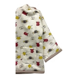 YATSI BABY completo 3pz pantalone-shirt-giubbino tinta unita con cappuccio bottoni e stampa Panna per Neonato 24431550 PANNA YATSI BABY 