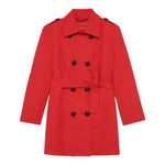 Max&Co. Cappotto Modello Trench Tinta Unita per Bambina MX0011 ROSSO MAX&Co. 