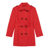 Max&Co. Cappotto Modello Trench Tinta Unita per Bambina MX0011 ROSSO MAX&Co. 