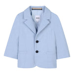 Boss Giacca Tinta Unita con Bottoni per Neonato J52117X AZZURRO BOSS 