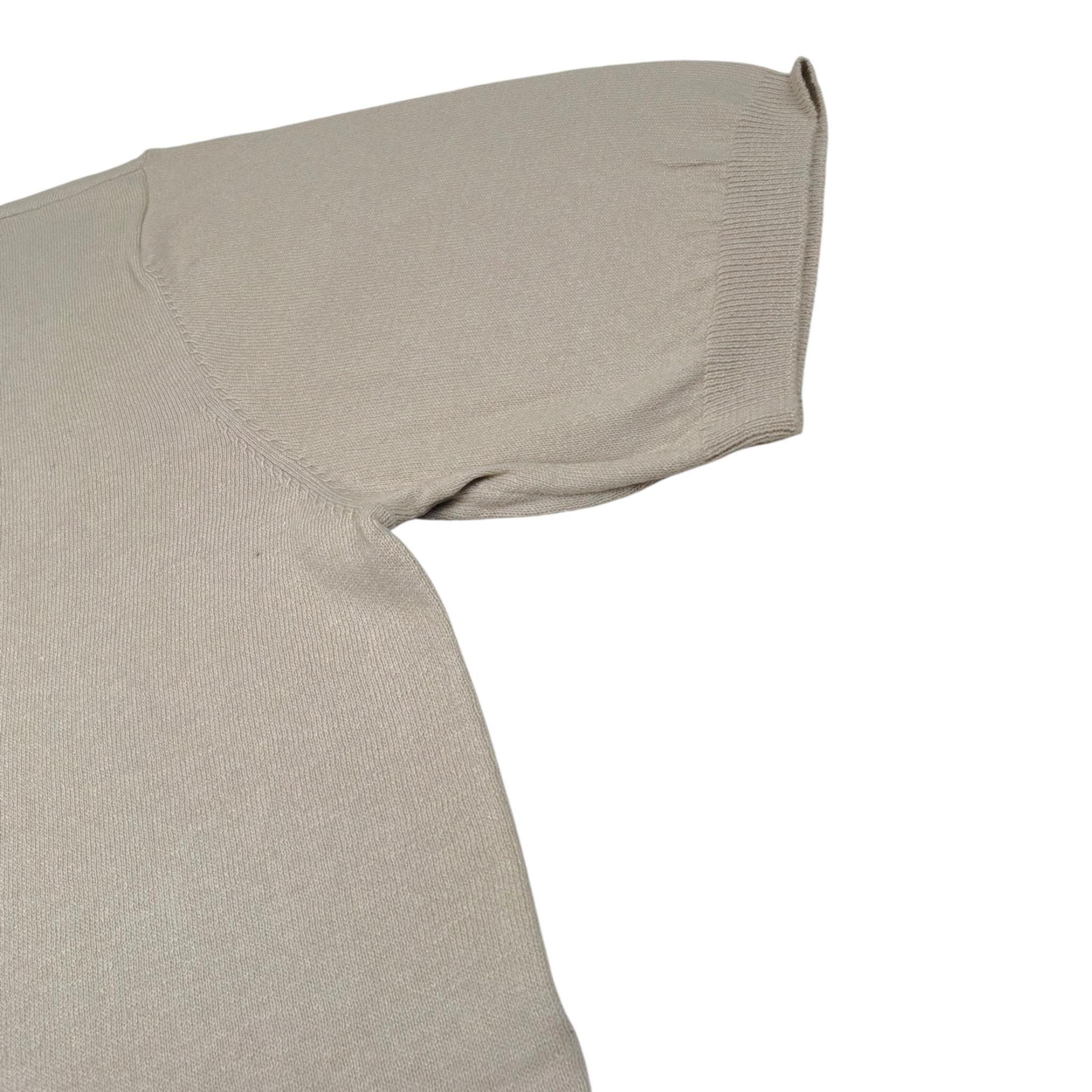 Never Too T-Shirt In Maglia tinta unita Beige per Bambino NT2070R BEIGE NEVER TOO 