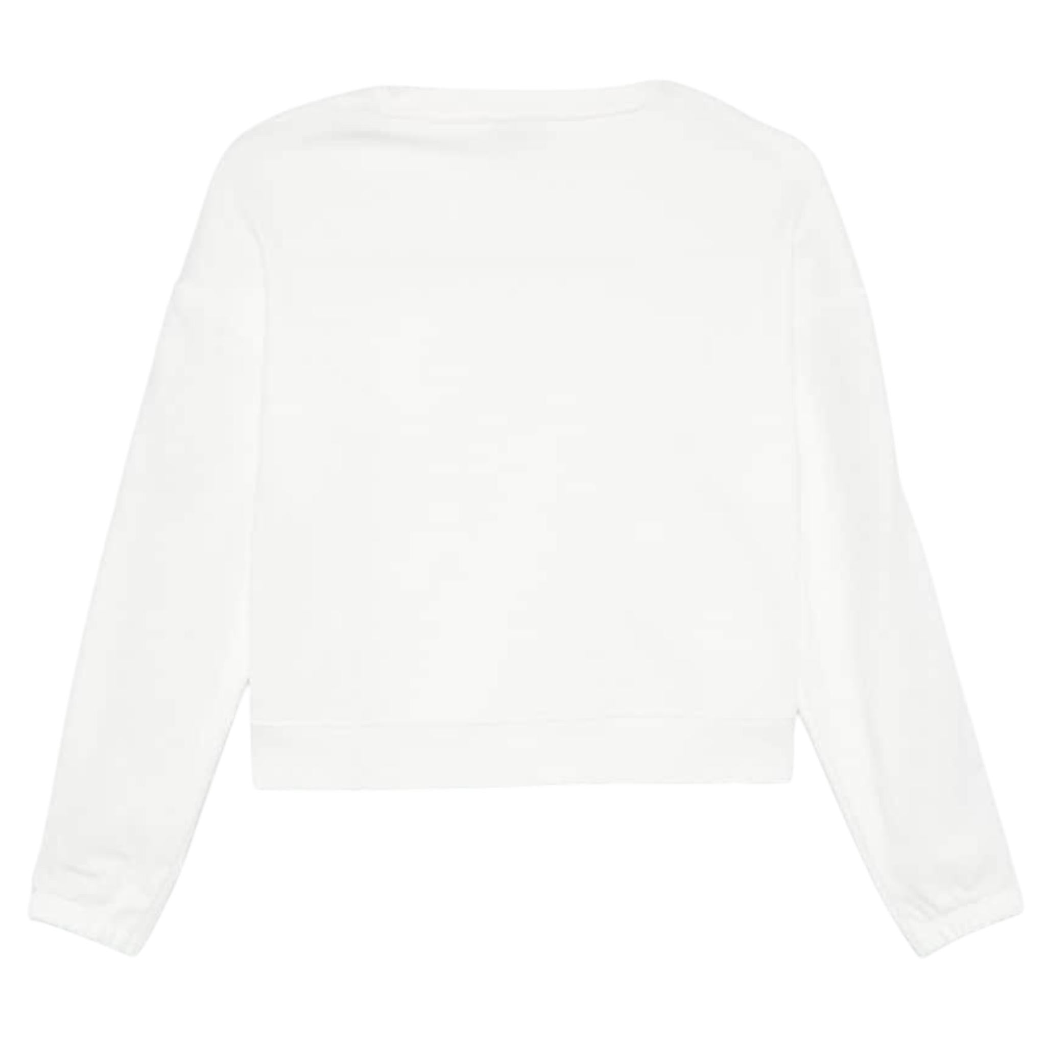 STELLA McCARTNEY felpa chiusa gircollo tinta unita con maniche in con zip e logo Bianco per Bambino TV4C10 BIANCO STELLA McCARTNEY 