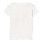 Liu Jo T-Shirt Girocollo Tinta Unita con Brillantini per Bambina KA5020X BIANC LIU JO 