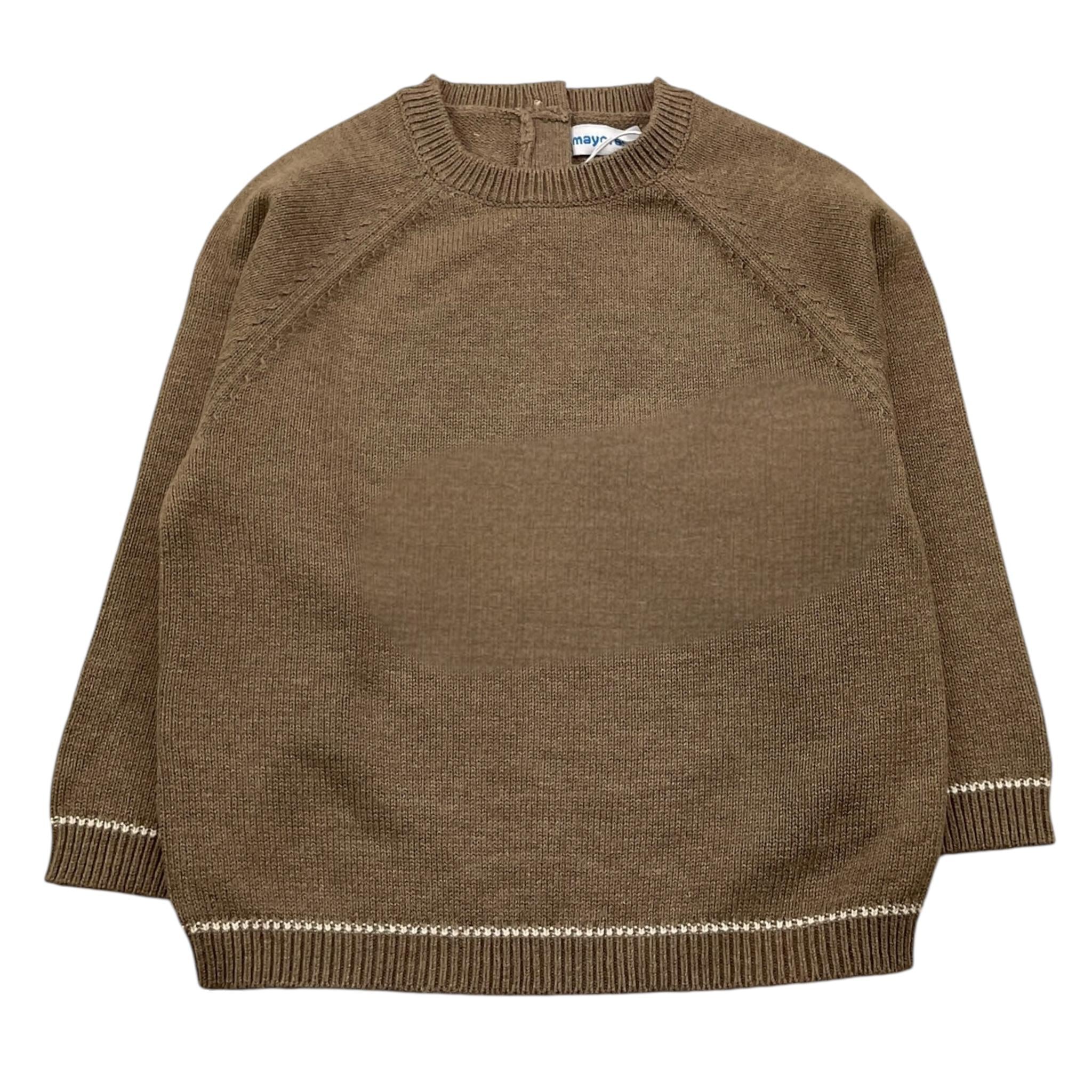 MAYORAL maglia girocollo tinta unita  Fango per Bambino 351XX FANGO MAYORAL 