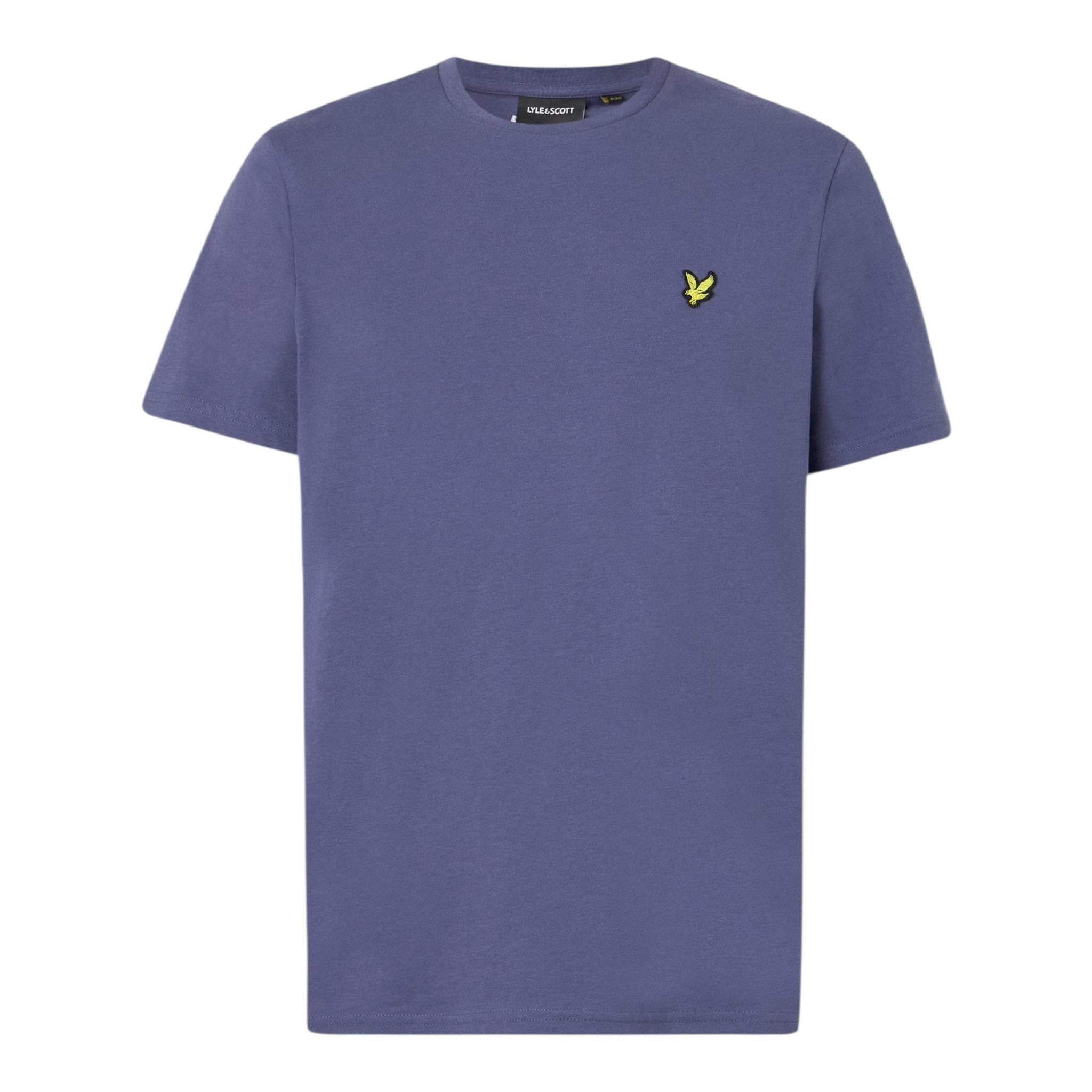 Lyle&Scott T-Shirt Tinta Unita con Logo per Bambino 48752 BLU LYLE&SCOTT 
