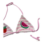 Saint Barth Costume 2 Pezzi Triangolo-Slip per Bambina 00889L ROSA SAINT BARTH 