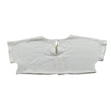 Zhoe & Tobiah T-Shirt Girocollo Tinta Unita Modello Crop per Bambina CNA3F BIANCO ZHOE & TOBIAH 