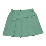 NAIDA gonna tinta unita con applicazione Verde per Bambina NAG157 VERDE NAIDA 