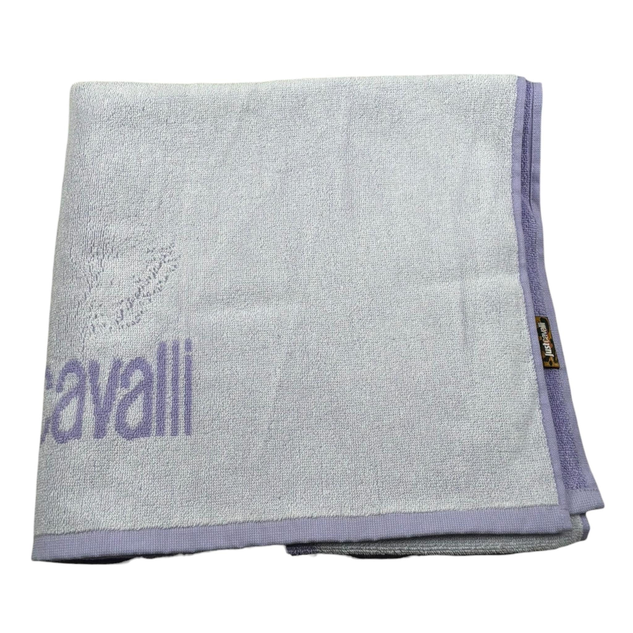 Just Cavalli Telo Mare Bicolore con Logo per Bambina JGP2626TM LILLA JUST CAVALLI 