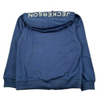 Jeckerson Felpa con Zip E Cappuccio Tinta Unita per Bambino JB4100 BLU JECKERSON 