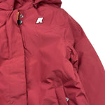 K-WAY giubbino tinta unita con zip e cappuccio Bordeaux per Bambino K21471W BORDEAUX K-WAY 