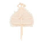 Patrizia Pepe Top tinta unita con Balze In Tulle Bianco per Bambina 7F0021X BIANCO PATRIZIA PEPE 