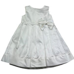 Le Bebe Abito Giromanica Tinta Unita con Fiocco per Neonata LBG0701 BIANCO LE BEBE 