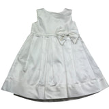 Le Bebe Abito Giromanica Tinta Unita con Fiocco per Neonata LBG0701 BIANCO LE BEBE 