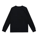 ICEBERG shirt tinta unita con stampa in contrasto Nero per Bambino TSICE5329JOXX NERO ICEBERG 