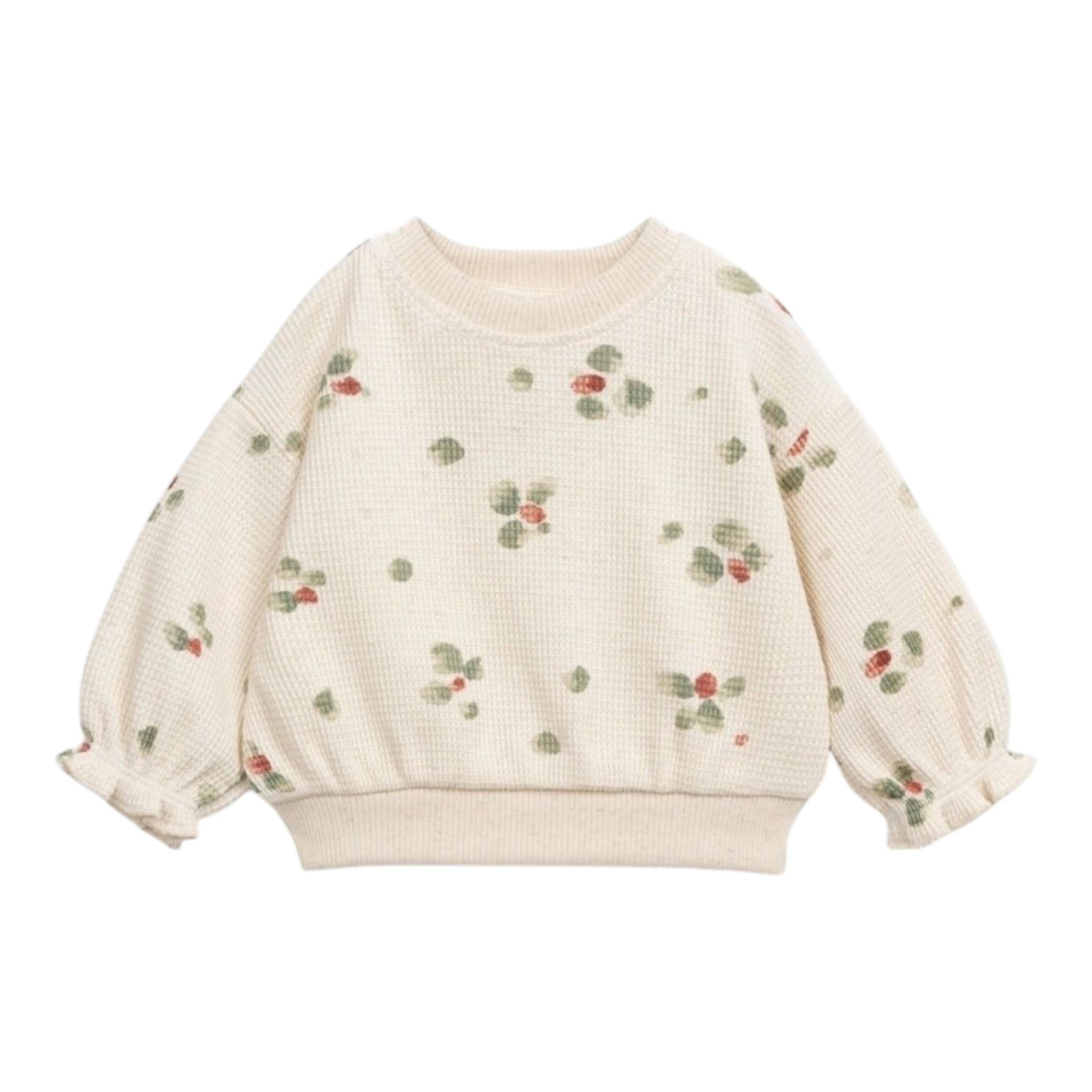 PLAY UP felpa girocollo tinta unita con stampa Panna per Bambino PA022AP11351J PANNA PLAY UP 