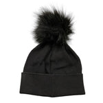 LIU JO cappello tinta unita con logo Nero per Bambina G69072 NERO LIU JO 