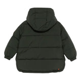 SAVE THE DUCK giubbino tinta unita con cappuccio asimmetrico Verde per Bambino J41256G VERDE SAVE THE DUCK 