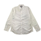Woolrich Camicia Tinta Unita Con Microfantasia Bianco Per Bambino