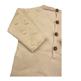 WEDOBLE tutina manica lunga tinta unita Panna per Neonato I2407346 PANNA WEDOBLE 