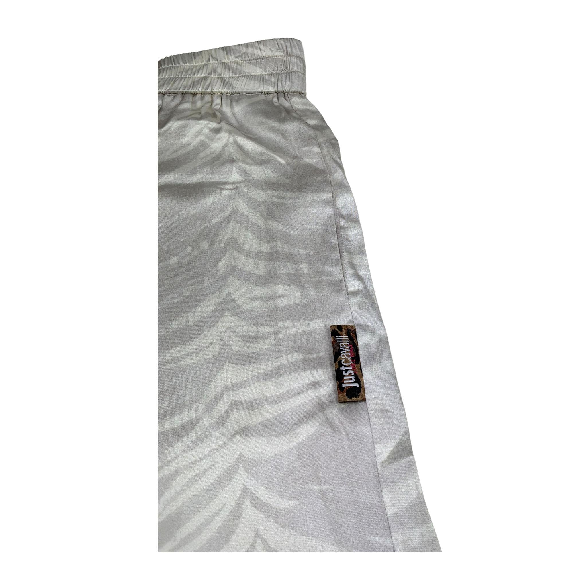 Just Cavalli Completo 2 Pezzi Camicia-Pantalone Modello Palazzo con Elastico In Vita per Bambina JGP26146CE BEIGE JUST CAVALLI 