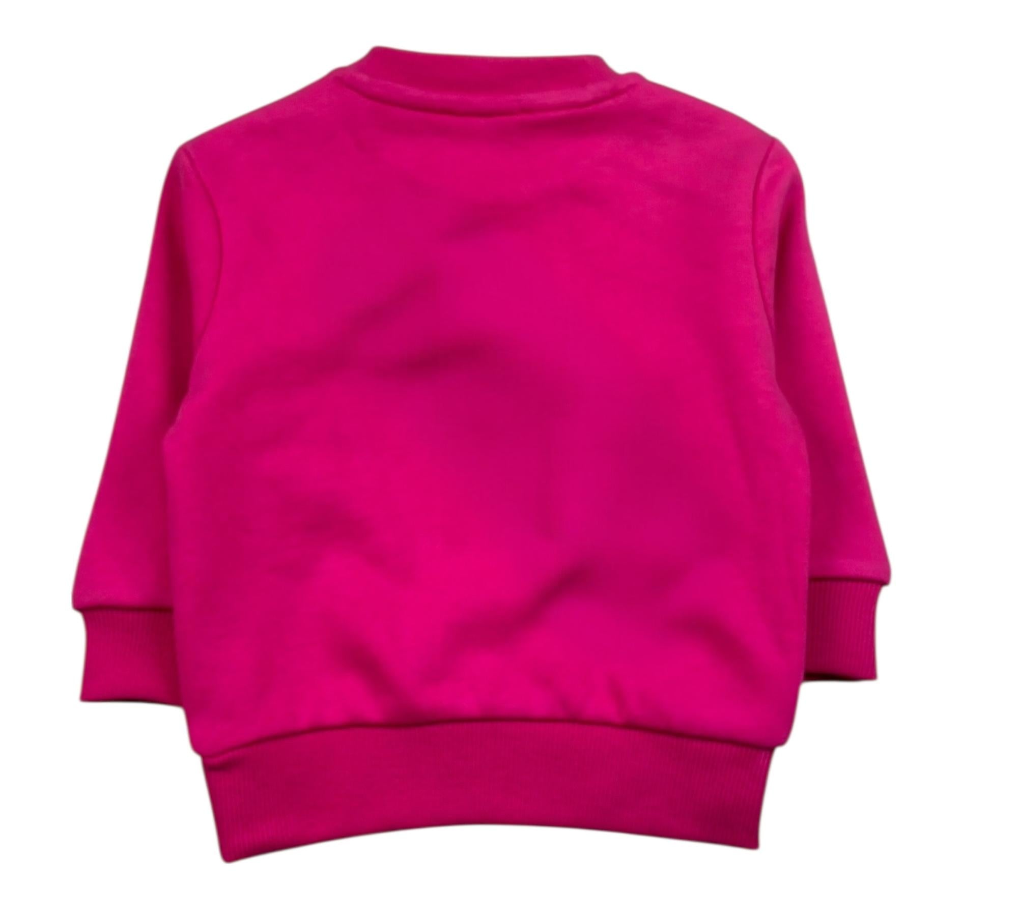 John Richmond Felpa Chiusa Girocollo Tinta Unita con Logo per Neonata RIP26036FEA FUXIA JOHN RICHMOND 