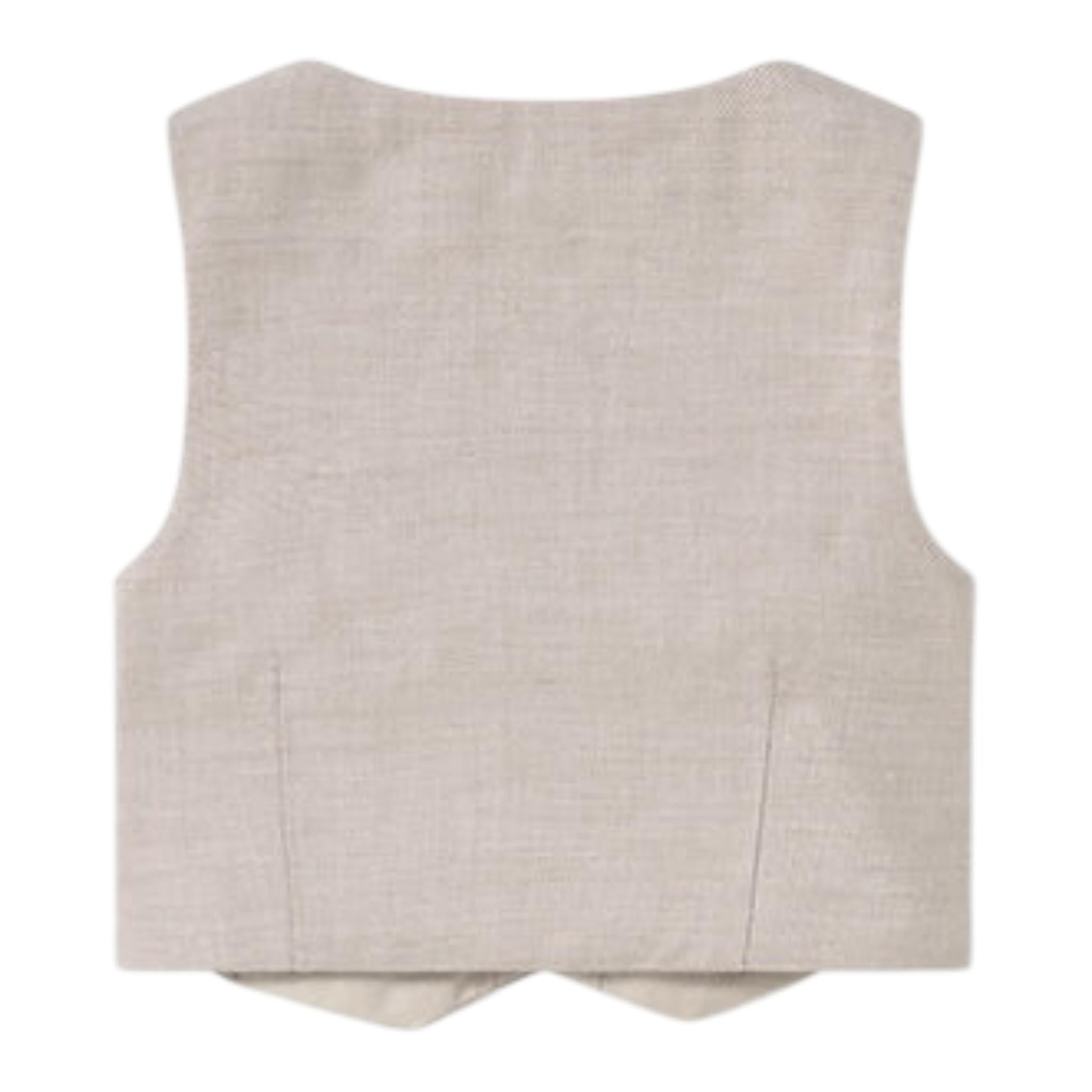Mayoral Gilet Tinta Unita per Neonato 1394XX BEIGE MAYORAL 